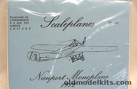 Libramodels 1/72 Nieuport Monoplane 1912 - Bagged, SP 002 plastic model kit